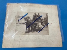 FOTO ALBUMINA PRIMI 900 ITALIA POVERA SICILIA CARRETTO ANIMATA.