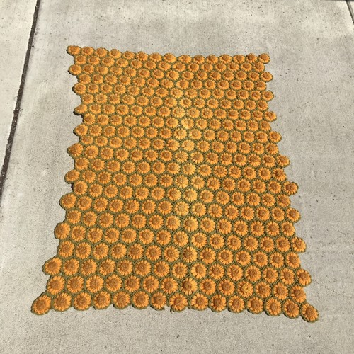 Coperta vintage margherita - vintage, 3d