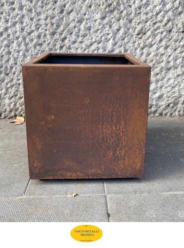 Fioriera corten vaso - fioriera,