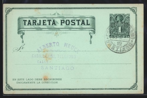 Cartolina cile intero postale - cile,,
