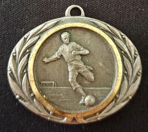 Medaglia sportiva calcio con - medaglia,