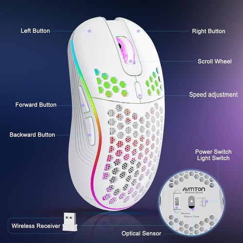 Mouse gaming rgb - mouse, da