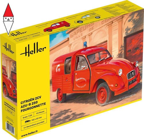 Kit heller citroen 2cv - 1/24,