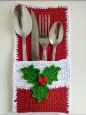 Porta Posate Natalizio Fatto A