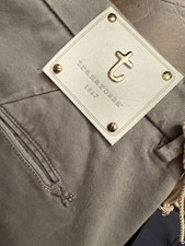 Tramarossa pantalone cotone stretch di medio peso W34, grigio. New!