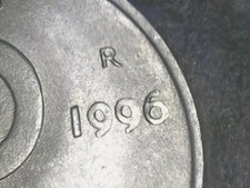 5 LIRE 1996 ERRORE - CIFRE