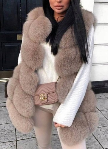 Gilet vera pelliccia volpe - gilet,