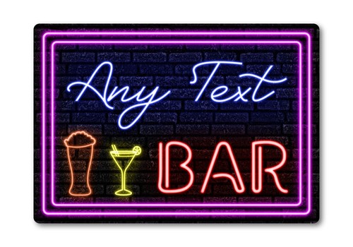Insegna bar personalizzata - bar,