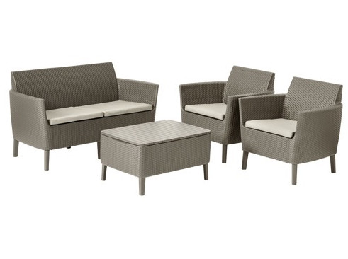 Set rattan keter salemo divano - set,