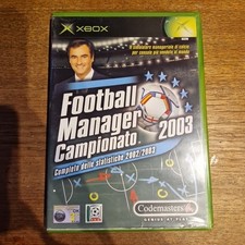 FOOTBALL MANAGER CAMPIONATO 2003 XBOX CLASSIC COMPLETO VERS ITA