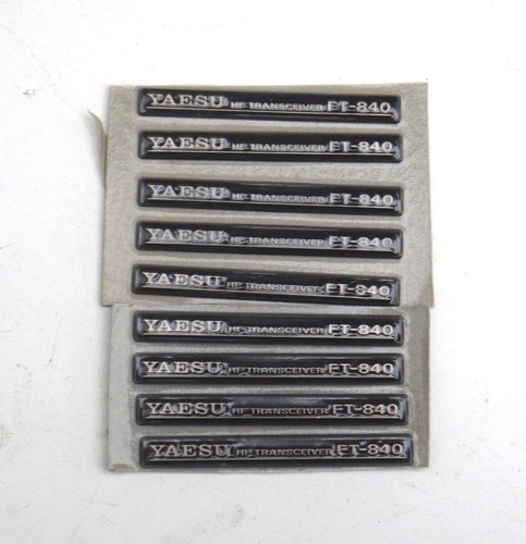 Targa nome yaesu 840 - yaesu, ft-840