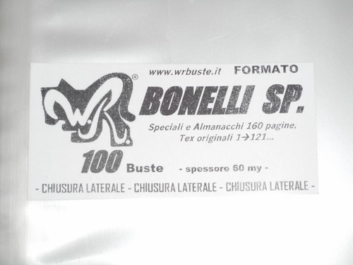 100 buste bonelli speciale - wr, "bonelli