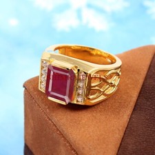 Anello In Argento Placcato Oro