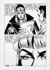 MAGNUS - Tavola originale Satanik n. 150 "L'inviato di Mjorek" p.58