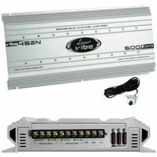 AMPLIFICATORE AUTO CAR LANZAR VIBE 452N VIBE452N 4/3/2 CANALI 3000 WATT RMS SPL