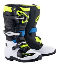 Stivali cross per bambino Alpinestars Tech 7s BLUE
