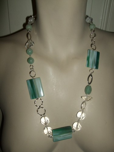 Collana argento 925 quarzo - collana,