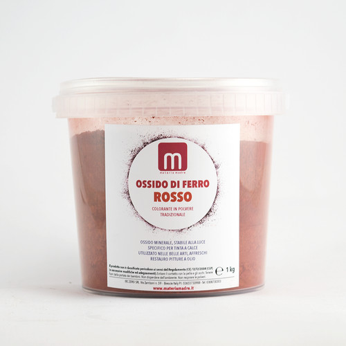 Ossido ferro rosso - di, pigmenti