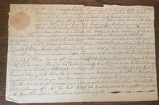 1783 PENNSYLVANIA MANOSCRITTO