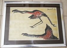 ♥ SAGE VERNIS (GINO FALZON) ACRILICO SU LASTRA IN METALLO QUADRO 1974 50X70 cm