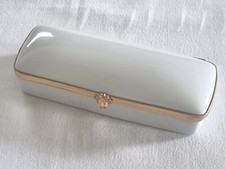 Scatola Limoges France in porcellana bianca scatolina portagioie vintage anni 80