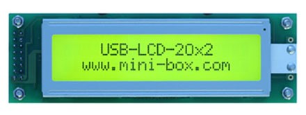 Picolcd 20x2 usb lcd - 20x2,