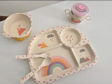 Set Pappa con stoviglie in melamina