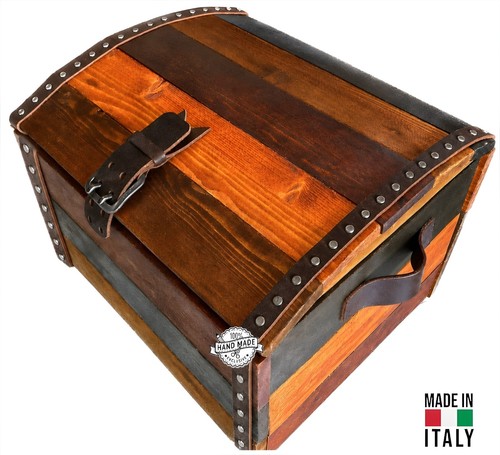 Baule legno fatto - in, in