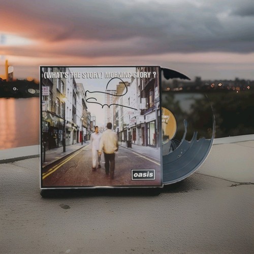 Disco vinile firmato oasis - firmato,