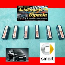 KIT 6 CANDELE BOSCH o MARELLI SMART FORTWO 450 COUPE / CABRIO 700 0.7 BENZINA