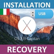 PEN DRIVE MAC OSX  RIPRISTINO AVVIABILE OS El Capitan OSX 10.11