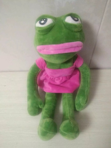 Peluche pupazzo meme pepe - 18'',