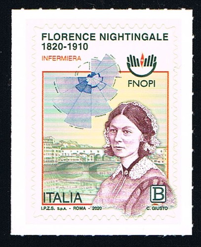 Italia francobollo florence - italia, 1