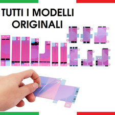 SOSTITUZIONE ADESIVO BATTERIA IPHONE 7 8 X XR 11 12 13 14 15 16 PRO PLUS MAX MIN