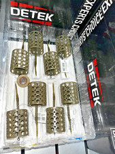 8 alimentatori girevoli girevoli DAM Flex estremità aperte 50 g 1 oz 3/4 pesca ortica joblot fiume