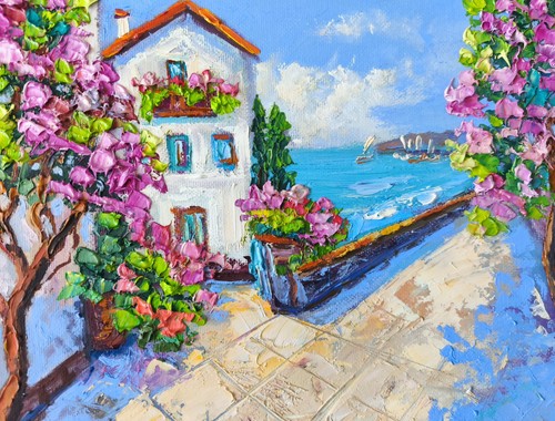 Paesaggio marino arte
