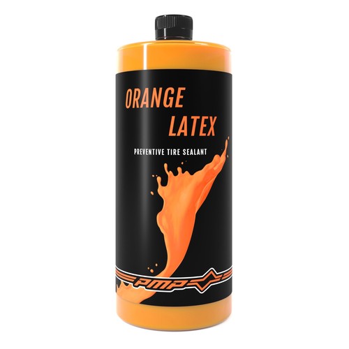 Orange latex lattice - lattice, liquido