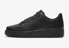 SCARPE SHOES NIKE AIR FORCE 1 '07 LOW UOMO NERO DAL 40 AL 45 ORIGINALI