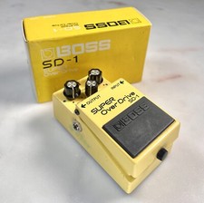 Boss SD-1 Super OverDrive (etichetta nera) 1982 - giallo - made in Japan - con scatola