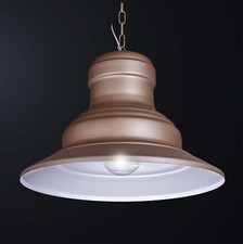 Classic Brown Metal 1 Light