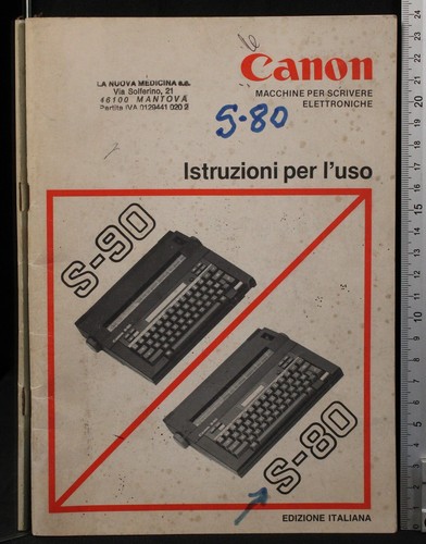 Canon s 80 istruzioni - s,