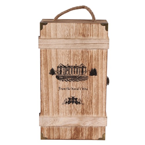 Vintage legno bottiglia di - vintage,