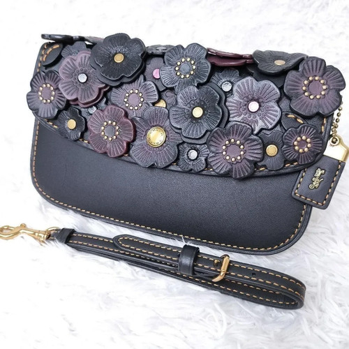 Borsa pochette coach tea rose - borsa,