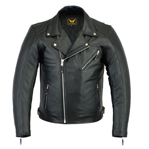Giacca pelle uomo classica