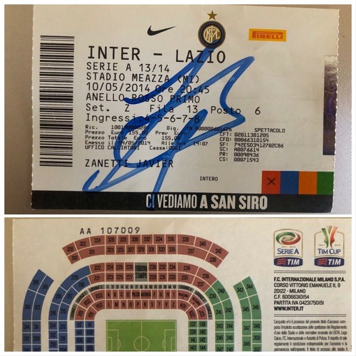 Biglietto ticket inter lazio - biglietto,