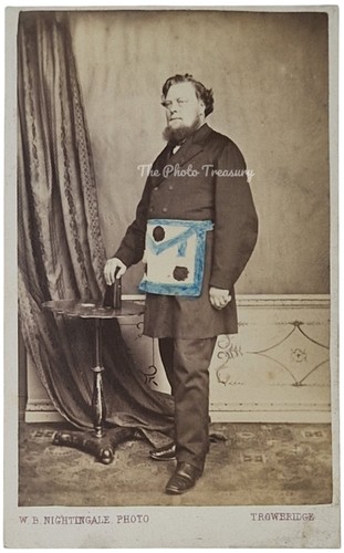Cdv trowbridge master mason - trowbridge,