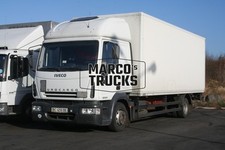 Foto camion Iveco Eurocargo 120E24 valigia camion Ucraina bianco #d7kr