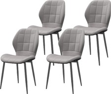 DecHome Set 4 Sedie da Pranzo
