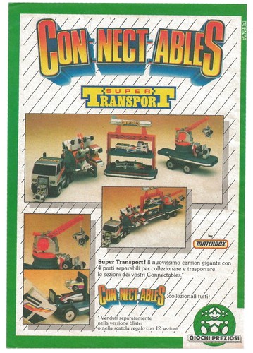 Pubblicità 1989 matchbox - pubblicità,