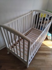 LETTINO CON SPONDE E CASSETTIERA  IN LEGNO PER BAMBINI UNISEX 0 3  ANNI